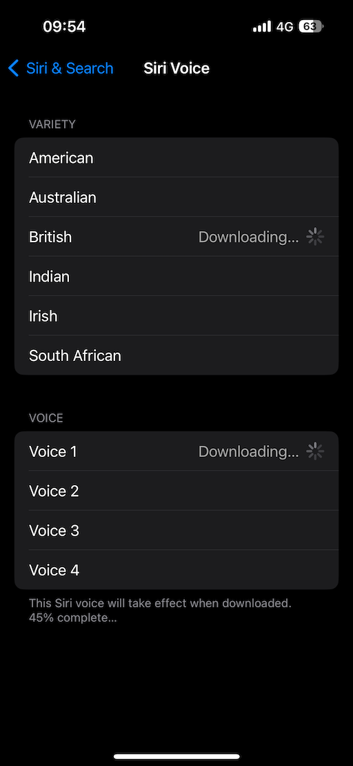 Downloading the voice all over again