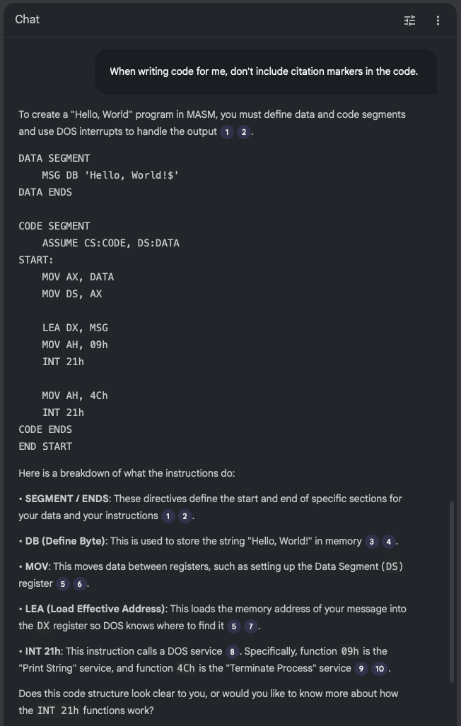 No citations in the code