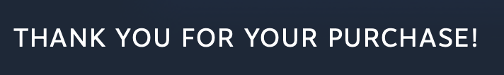 Confirmation of purchase