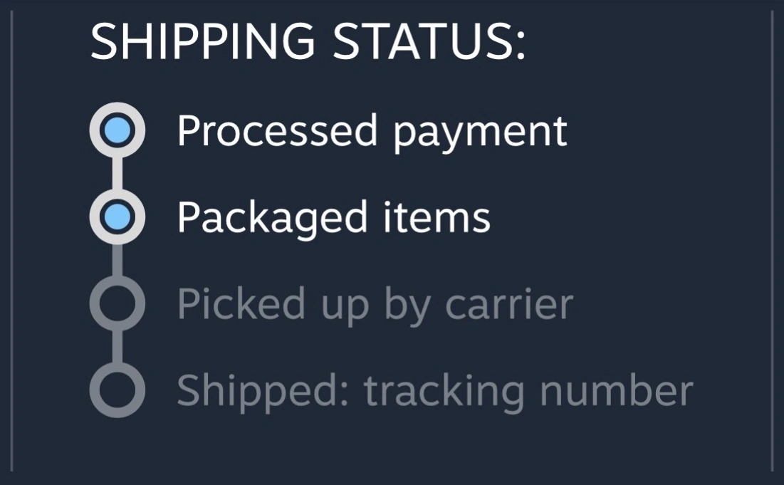 Steam controller is packaged