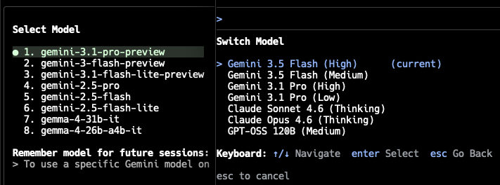 Gemini CLI vs Antigravity CLI