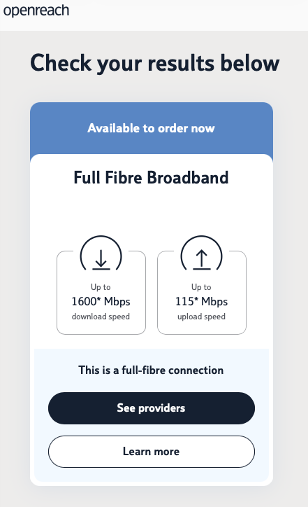 I can have fibre
