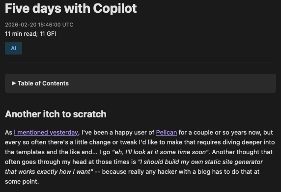 Collapsed inline ToC