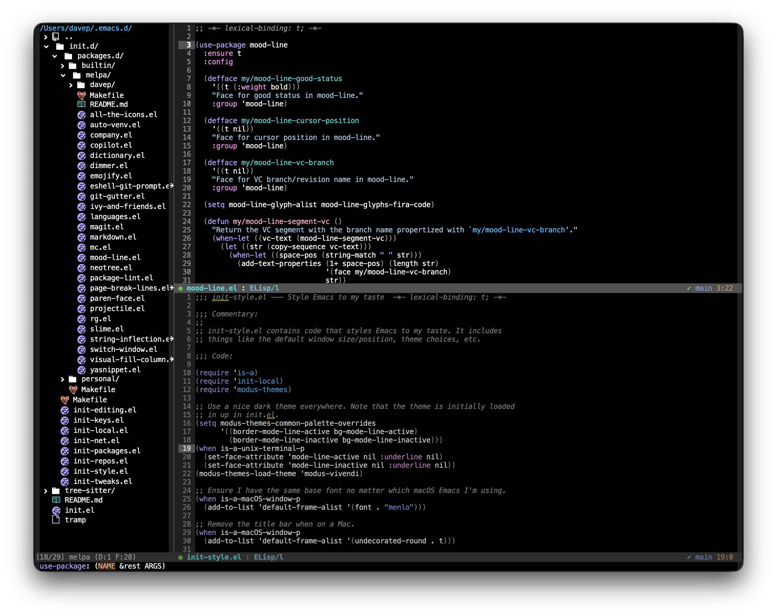 An even darker Emacs