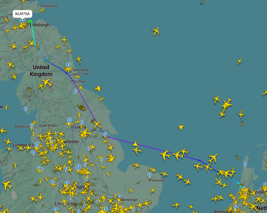 Track of our flight