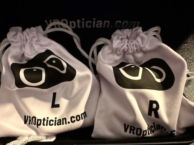 The lenses in their bags